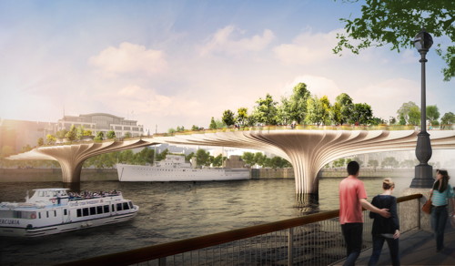 Heatherwick’s Garden Bridge could link South Bank to Embankment
