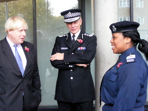 Boris Johnson and Met commissioner visit Southwark police cadets
