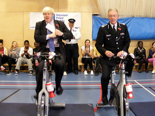 Boris Johnson and Met commissioner visit Southwark police cadets