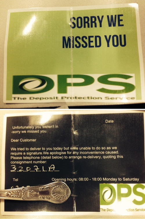 Warning over fake ‘sorry we missed you’ parcel cards