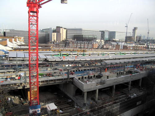 First new platforms of rebuilt London Bridge Station take shape
