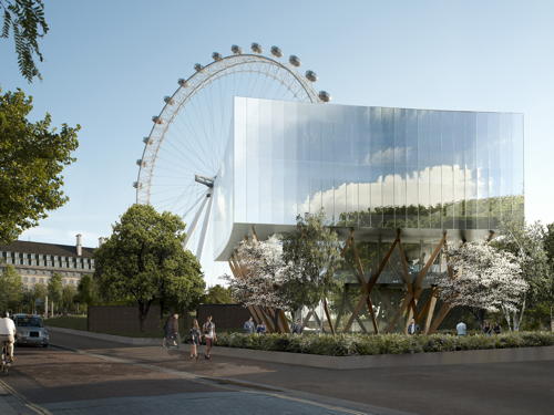 Shell Centre sales pavilion proposed next to Jubilee Gardens