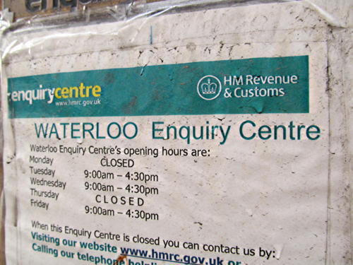 Stamford Street tax enquiry office to close