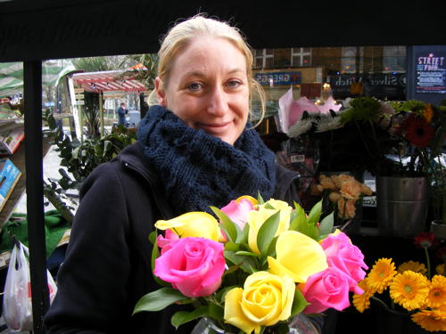 Local estate agent sponsors Lower Marsh market stall