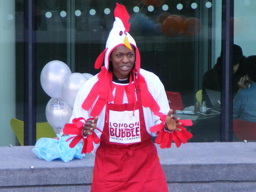 Estate agents and bankers triumph in SE1 pancake races