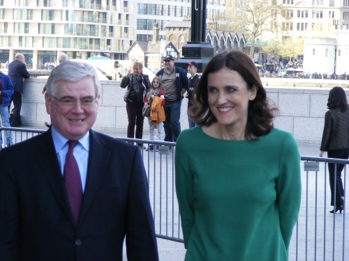 President of Ireland and Sabina Higgins visit City Hall