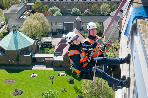 Avondale Square abseilers raise hundreds for local charity