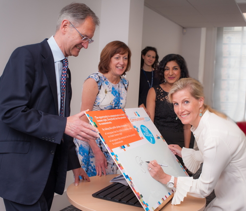 Countess of Wessex visits Royal College of Speech & Language Therapists