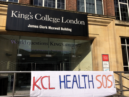 Protests mount over King’s College London academic job cuts