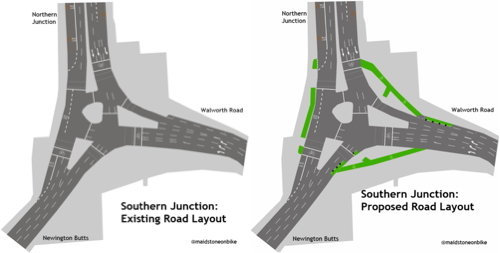 Boris: cycle collisions at Elephant southern junction 'down 75%'