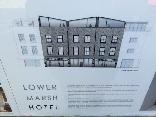 'Boutique hotel' proposed for Lower Marsh