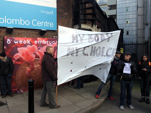 Counter-protest held as Blackfriars anti-abortion campaign continues
