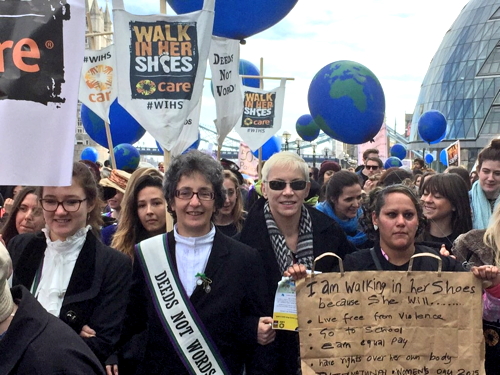 Pankhursts lead International Women’s Day walk along SE1 riverside