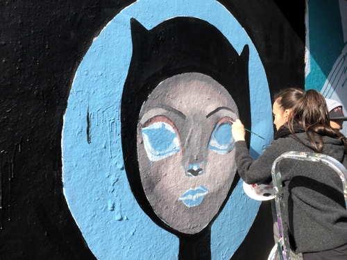 Female street artists take over Leake Street tunnel