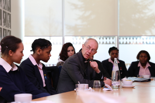 Archbishop of Canterbury visits St Saviour’s & St Olave’s School