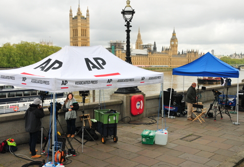 World’s media descend on Southwark and Lambeth to cover election