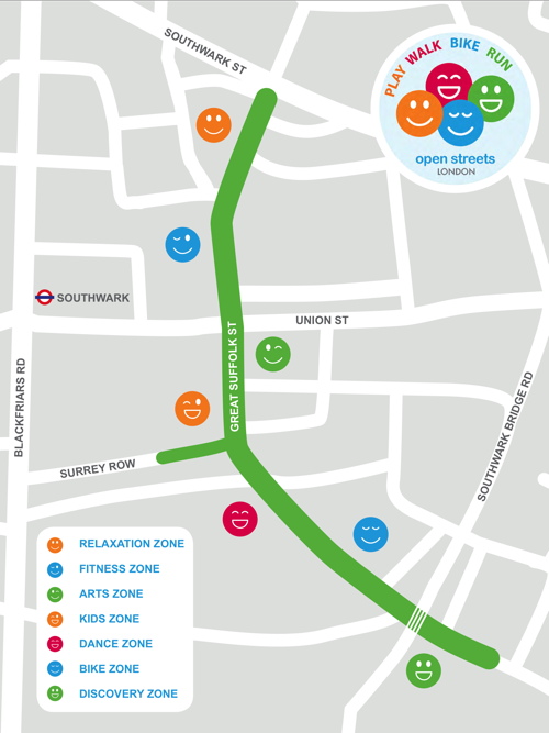 Great Suffolk Street to host London’s first Open Streets event