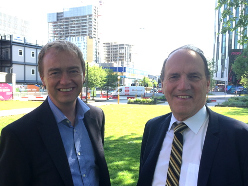 Simon Hughes endorses Tim Farron’s Lib Dem leadership bid