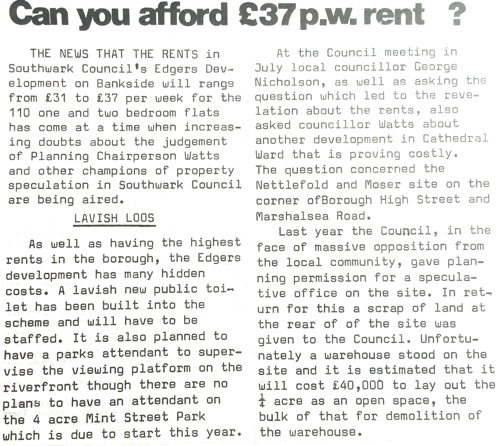 Former council flat at Bankside goes on sale for £1.1 million
