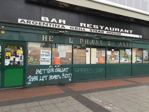 Squatters evicted from Elephant & Castle pub