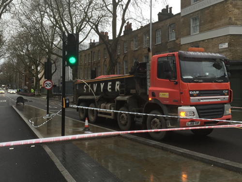 Man in wheelchair hit by lorry in Borough Road