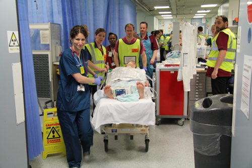 St Thomas' staff join exercise to simulate disaster at Waterloo