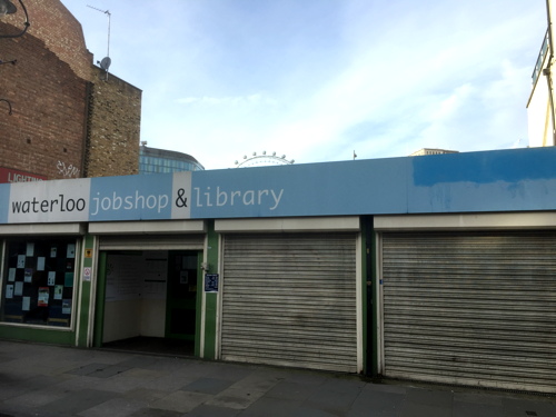 Waterloo Library to leave Lower Marsh in mid-July