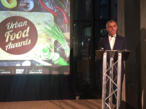 Sadiq Khan at Borough Market