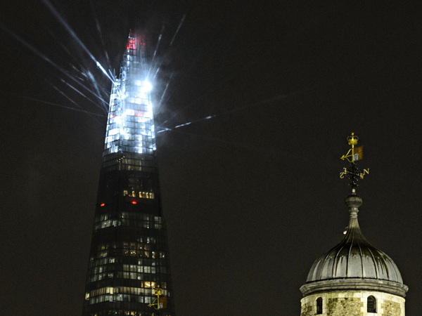 Shard Lights: tallest building illuminated with seasonal sparkles
