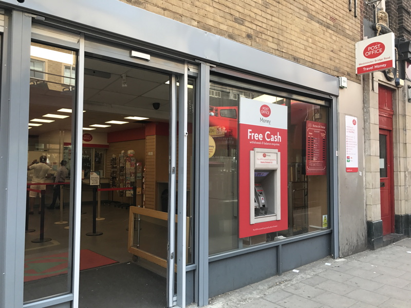 Westminster Bridge Road Post Office for sale [21 June 2017]