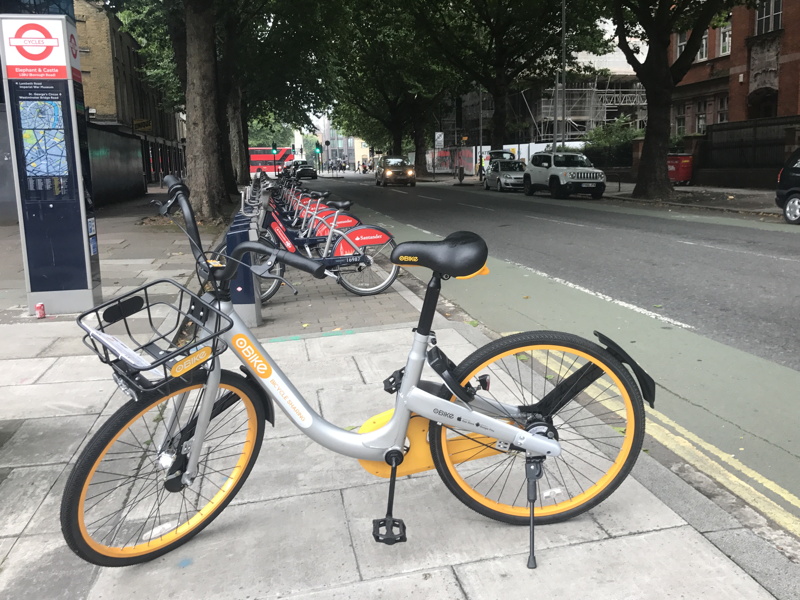 oBike: dockless cycle hire comes to SE1