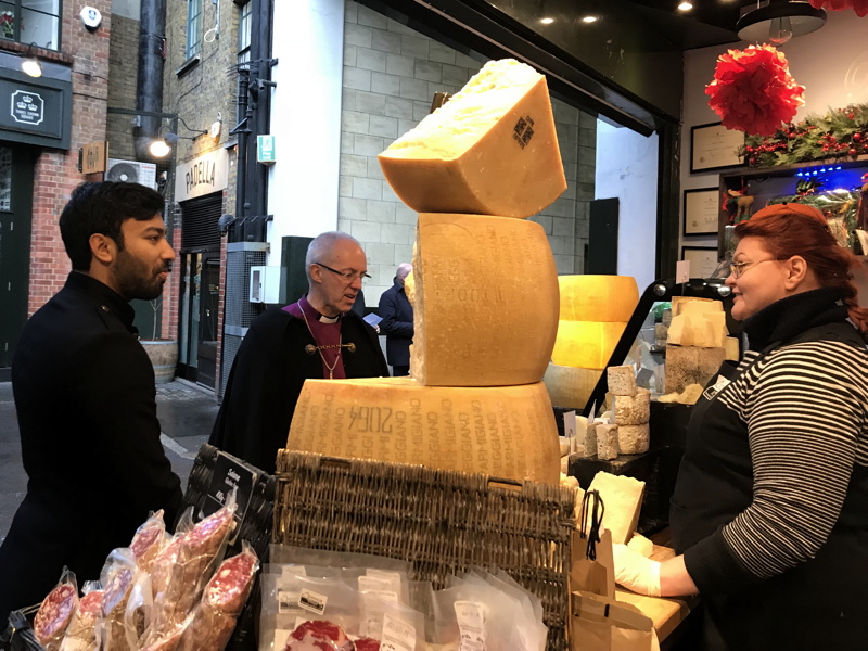 Charles and Camilla visit Borough Market and Southwark Cathedral