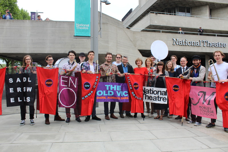 Old Vic celebrates bicentenary with procession and street party