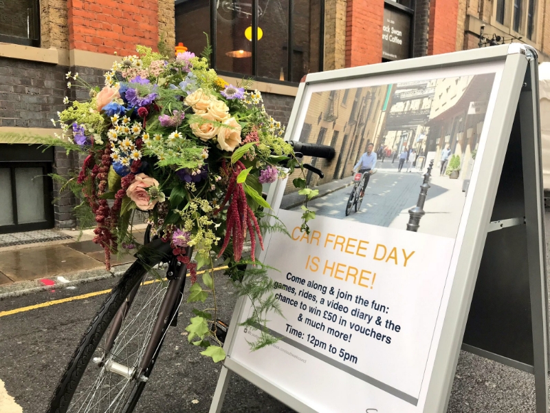 Car Free Day event held in Bermondsey Street