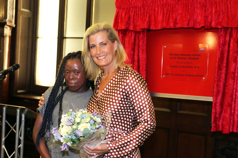 Countess of Wessex opens Rare Diseases Centre at St Thomas'