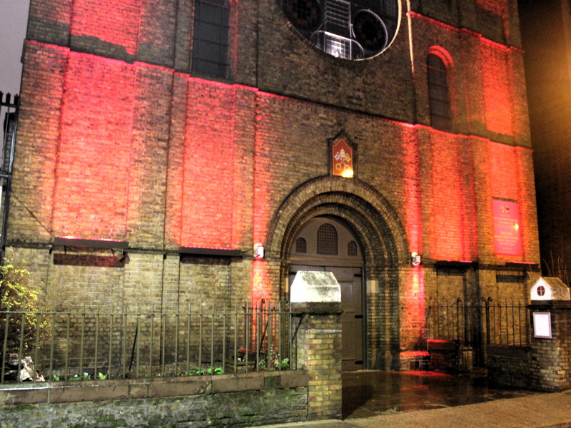 'Red Wednesday' marked at three SE1 churches and a palace