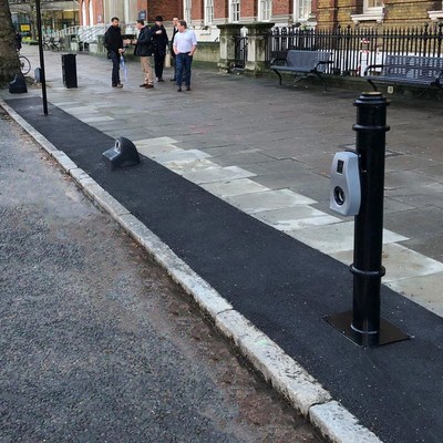 New-style electric vehicle charging points now in Borough Road