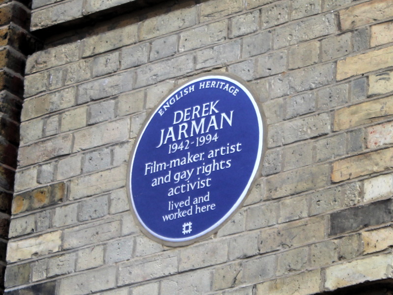 Derek Jarman blue plaque unveiled at Butler’s Wharf