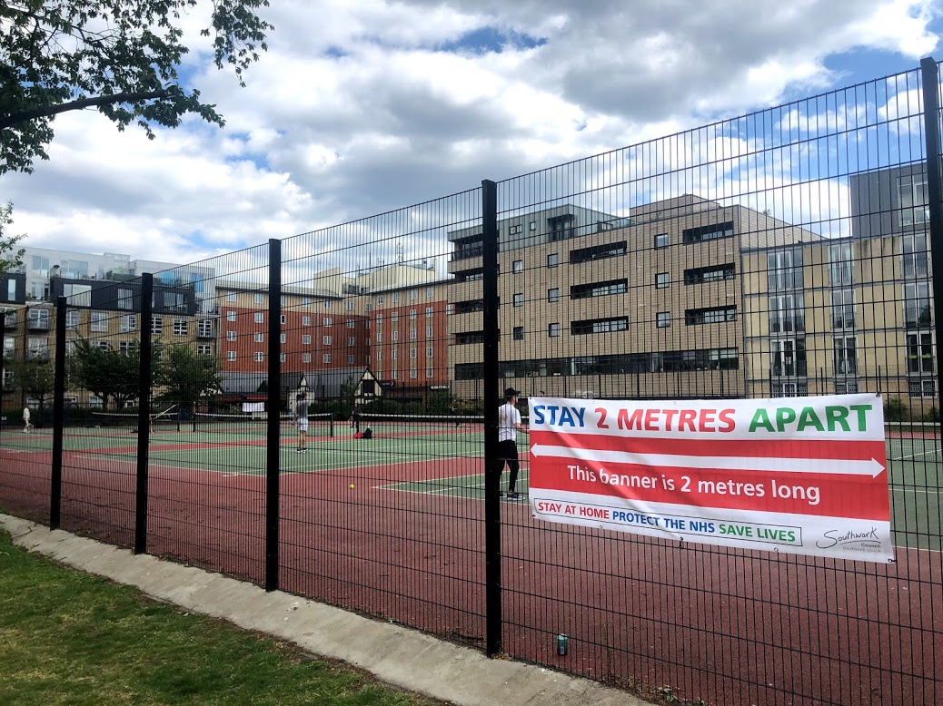 Southwark reopens Tanner Street Park tennis courts