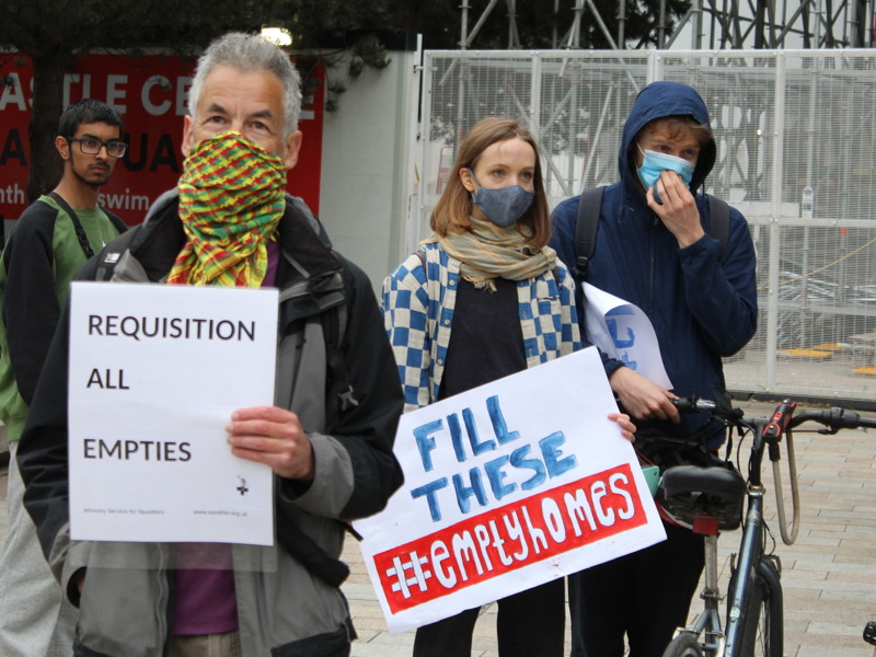 Elephant & Castle protest highlights empty homes and Airbnb lets