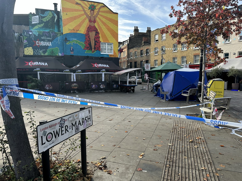 Lower Marsh: Man Stabbed To Death In Waterloo [29 October 2022]