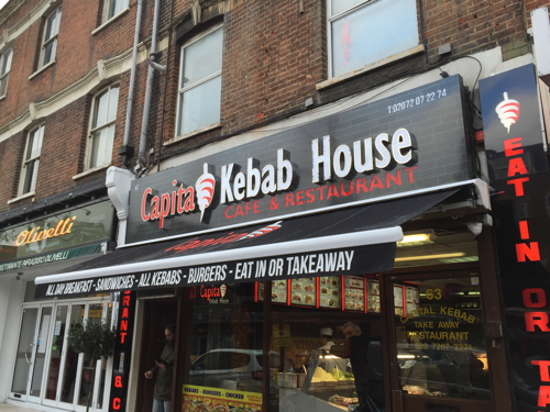 Capital Kebab House 63 The Cut Se1 8al