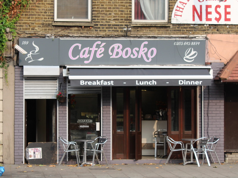 Cafe Bosko, 189 New Kent Road SE1 4AG