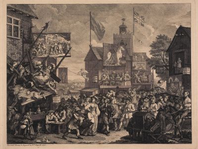 Southwark Fair. William Hogarth. Â©The Trustees of