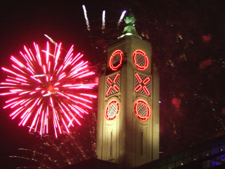 Lord Mayor's Show Fireworks at River Thames