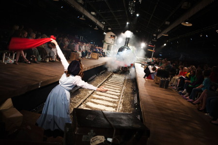 The Railway Children at Waterloo Station