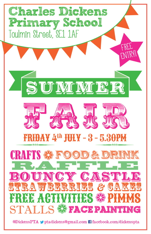 Summer Fair at Charles Dickens Primary School