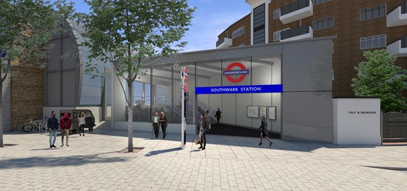 Southwark Station Entrance Consultation Exhibition at Palestra